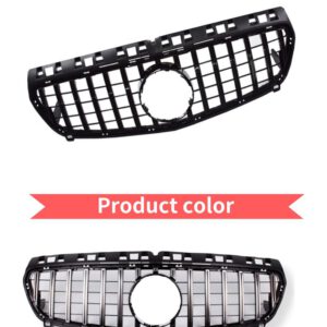 W176 Diamond and GT  Grille For mercedes A Class 2012-2015 A180 A200 A220 A250 A260 A45 front bumper grill ABS without emblem