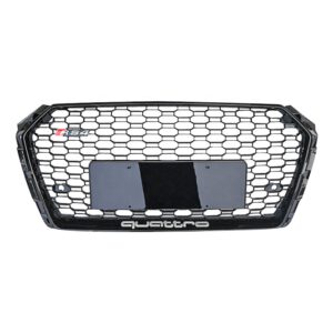 front grille for Audi A4 B9 Black  honeycomb mesh high quality RS4 style 2017-2019