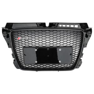front grill for Audi A3 material black RS3  honeycomb grills 2007 2008 2009 2010 2012 2013