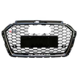 Audi grill RS3 S3 2017 2018 2019 front bumper grille for audi A3 center honeycomb mesh